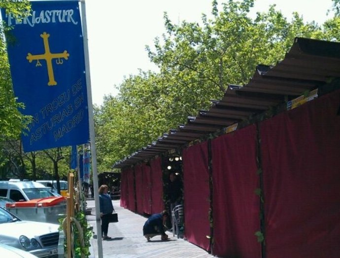 Mercadillo Asturianos En La Zona Del Bernabéu