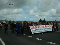 Más de 3.000 trabajadores del naval de Ferrolterra se manifiestan en contra del "inmovilismo" del Gobierno y Xunta