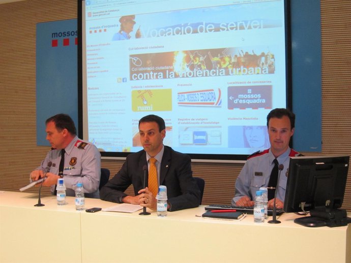 Comisario De Mossos J.M.Capell, Dtor.De Mossos M.Prat E Intendente E.Sallent 