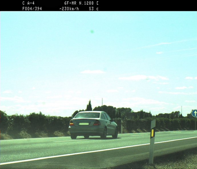 Conductor Sorprendido A 230 Km/H En La A-4