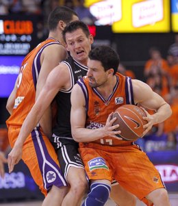 Rafa Martinez Janis Blums Valencia Basket Grescap Bizkaia 