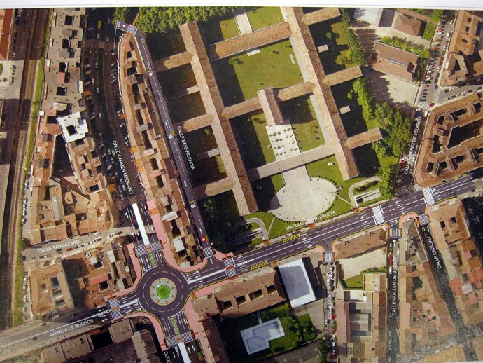 Mapa De La Nueva Rotonda De Carmen Medrano