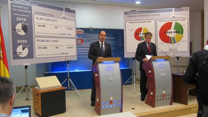 Diego Y Arasti En La Presentación Del Plan Energético 2011-2020