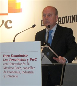 El Conseller Máximo Buch Durante Su Intervención En El Foro.