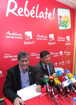 Diego Valderas Y José Luis Pérez Tapias, Hoy En Rueda De Prensa