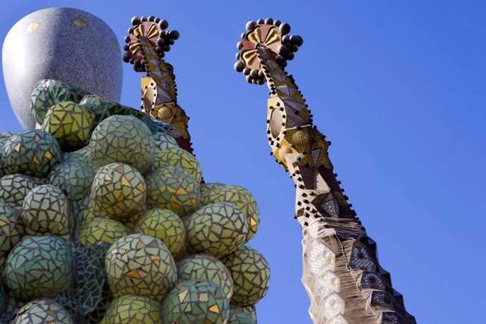 Detalle Exterior De La Basílica De La Sagrada Familia
