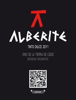 Etiqueta De Vino Alberite Con Código QR De Reelcode