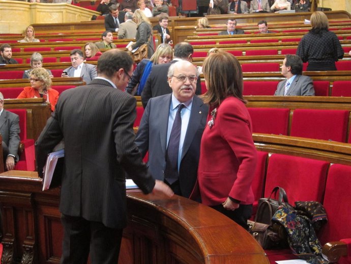 Andreu Mas-Colell, En El Pleno Del Parlament