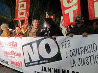 Los sindicatos organizan tres manifestaciones distintas contra la reforma laboral en Palma