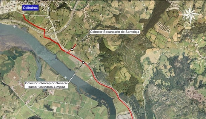 Colector Limpias, Saneamiento Marismas