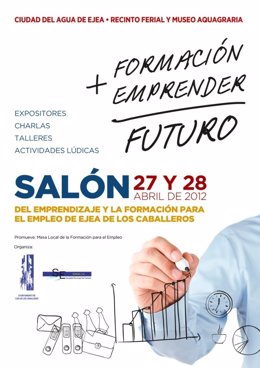 Cartel Del Salón De Formación Y Empleo En Ejea (Zaragoza)