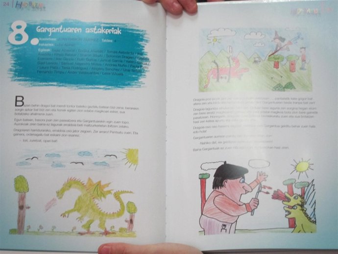 El Libro Editado Por Los Escolares De Barakaldo