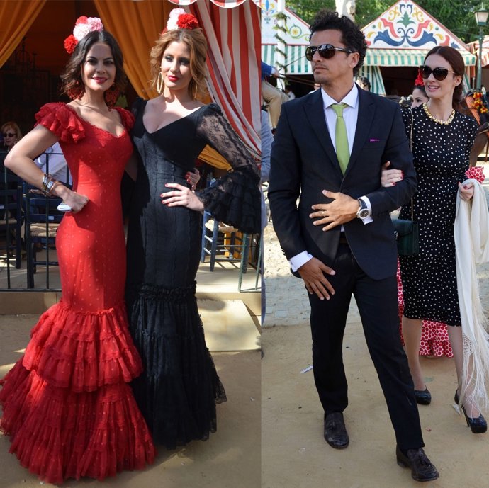 Montaje De María José Suárez Y Elizabeth Reyes Con Orson Salazar Y Paz Vega 