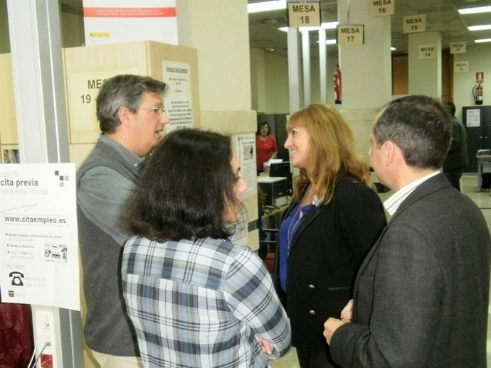 Delegada De Empleo, Marina Martín, En Visita Al SAE