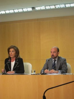 Ana Botella Y Miguel Ángel Villanueva En Rueda De Prensa