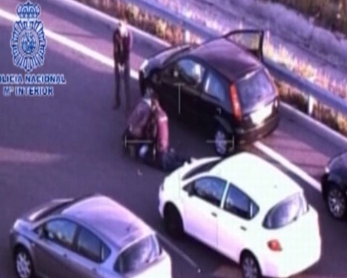 Impactante persecución tras huida temeraria de alunicero