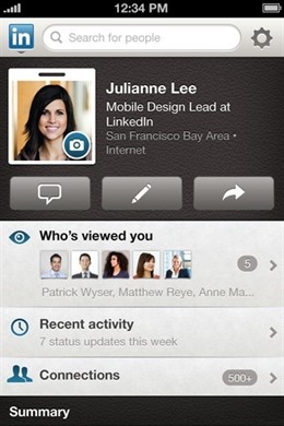 Aplicación De Linkedin Para Ios Por Itunes 