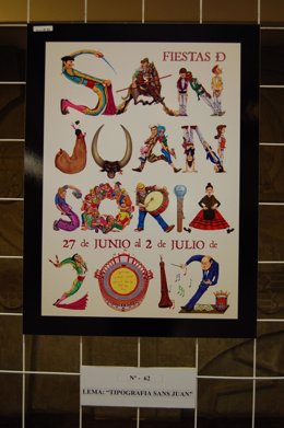 Cartel 'Tipografía Sanjuanera' Que Presenta Las Fiestas De San Juan 2012