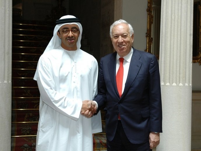 García-Margallo Con El Ministro Emiratí De Exteriores