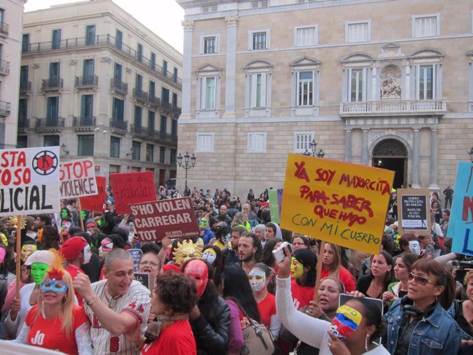 Manifestación En Contra De Prohibir La Prostitución Callejera