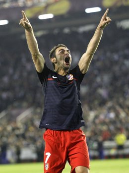 Adrián Celebra El Gol Que Eliminó Al Valencia