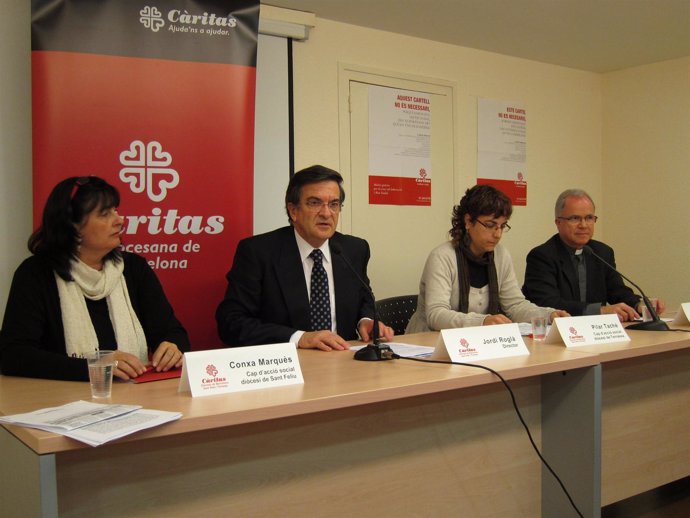 'Cáritas De Barcelona Presenta Su Atención A Personas En 2011'.