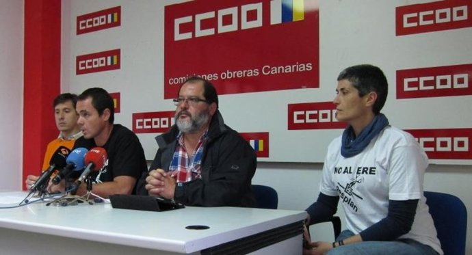 Rueda De Prensa De Los Trabajadores De Gesplan