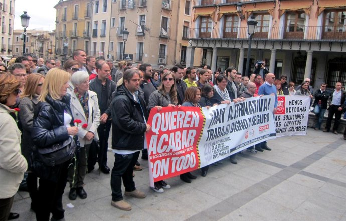 Manifestaciuón Día Internacional De La Salus Y La Seguridad En El Trabajo