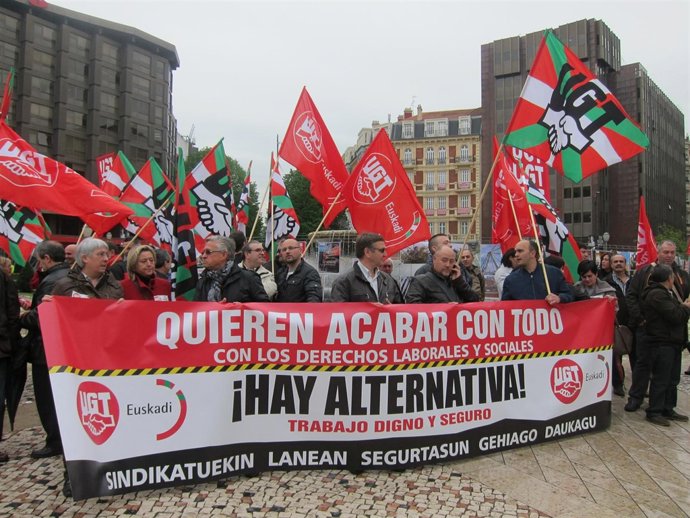 Concentración De UGT En Bilbao