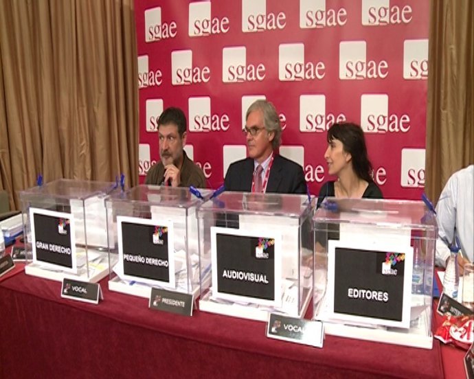 Elecciones en la sede de la SGAE