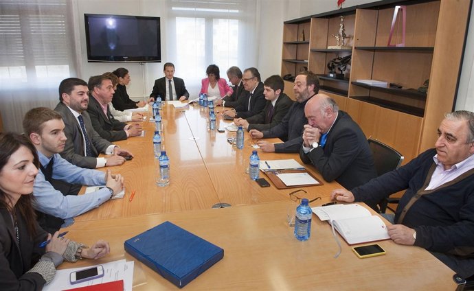 Reunión Del Consorcio De Alta Velocidad-Comarca De Pamplona.
