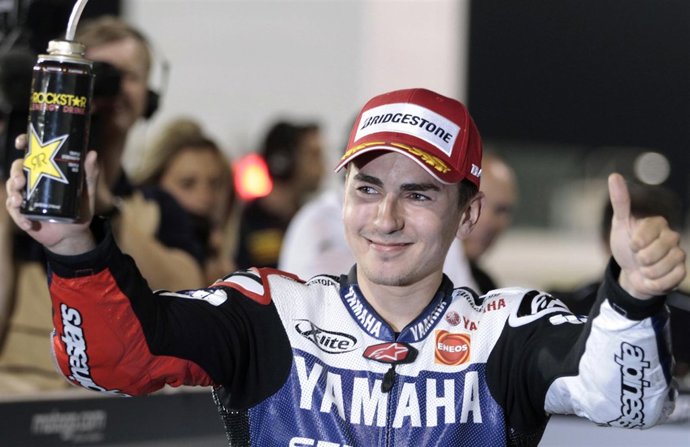 Jorge Lorenzo Celebra La Pole