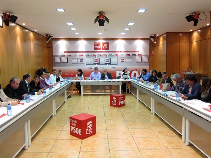 Reunión De La Ejecutiva Del PSOE De Castilla Y León.