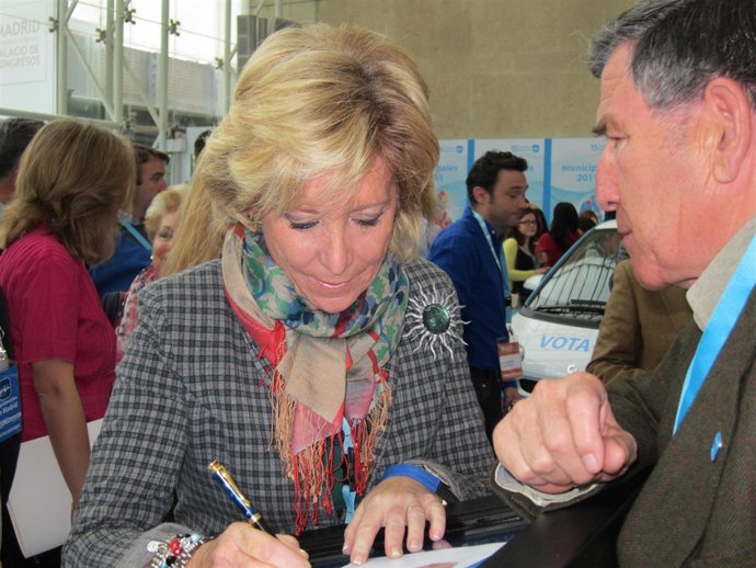 Esperanza Aguirre En El XV Congreso Del PP