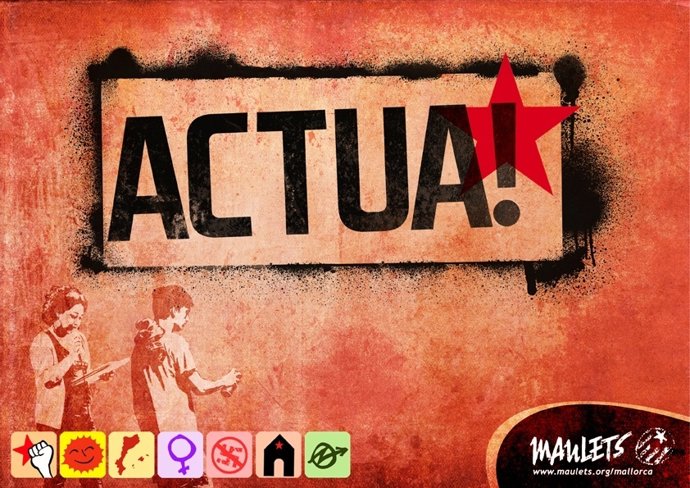 Cartel Campaña Actúa, De Maulets