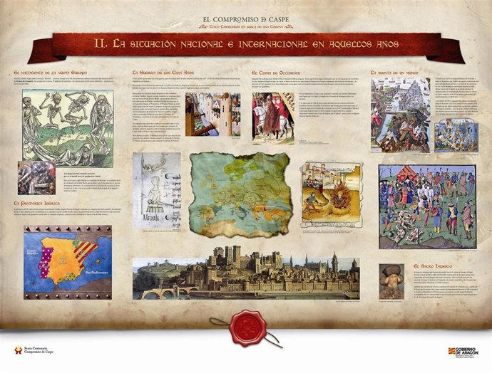 Esposición 'Cinco Caballeros En Busca De Una Corona'.