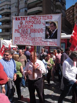 Manifestación En Murcia Contra Los Recortes Del Gobierno Central