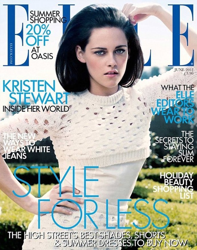Kristen Stewart Portada De ELLE UK Mayo 2012