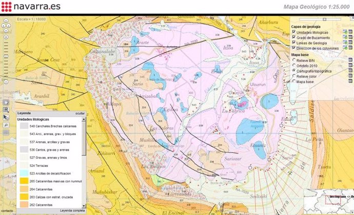 Imagen De La Web De Cartografía Geológica.