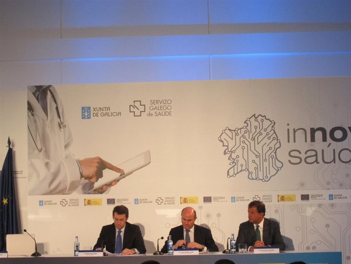 Acto De 'Innova Saúde', Con Núñez Feijóo, Luis De Guindos Y Javier Guerra.