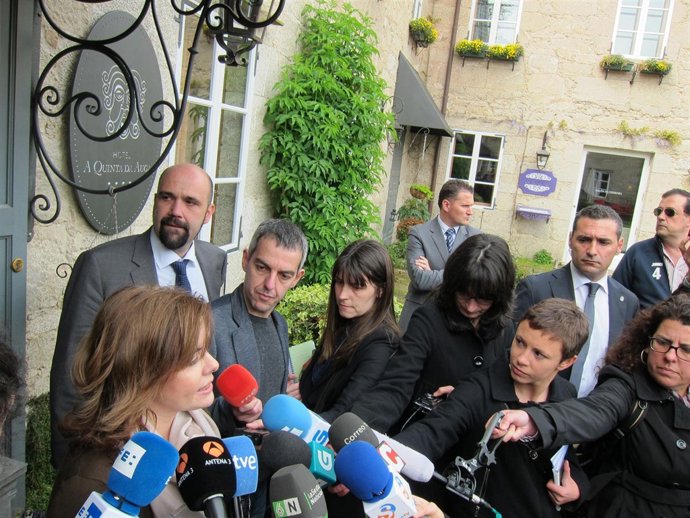 Soraya Sáenz De Santamaría en Santiago