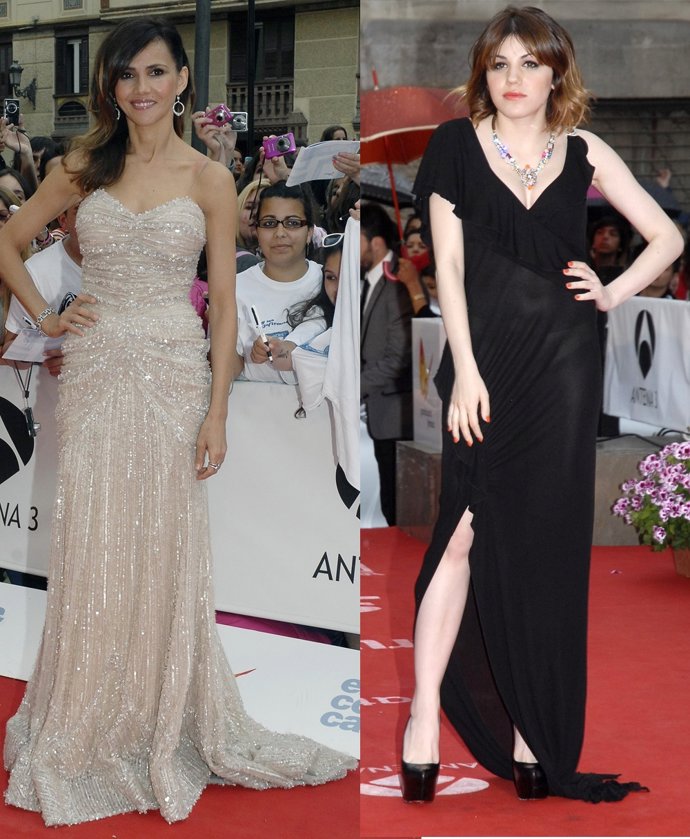Montaje Goya Toledo Y Angy Fernández En El Festival De Málaga 