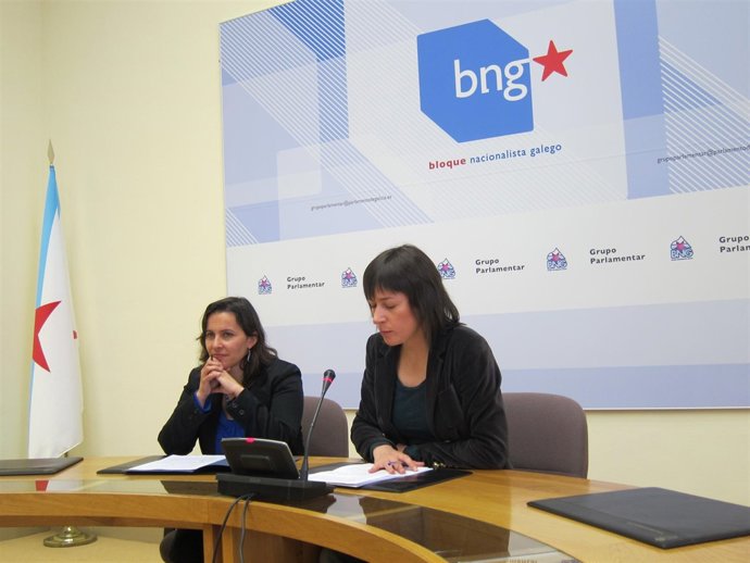 Ana Pontón Y Ana Miranda, BNG, Rueda De Prensa
