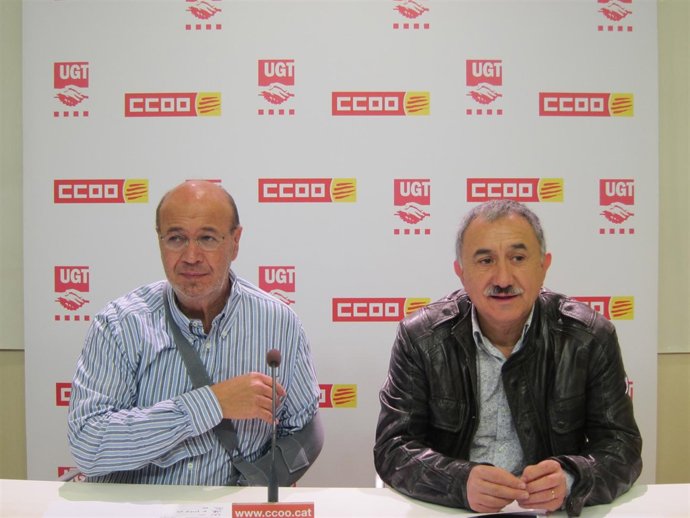 J. Carles Gallego Y J. Maria Álvarez Anunciando Las Manifestaciones 