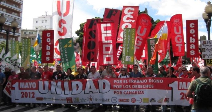 Manifestación Del 1º De Mayo En Las Palmas De Gran Canaria