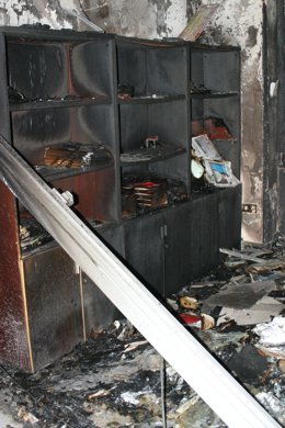 Incendio En Oficinas Del Consorcio Provincial De Bomberos