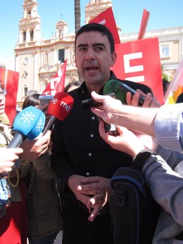 El Portavoz Del PSOE En El Parlamento Andaluz, Mario Jiménez.