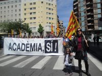 Mil personas secundan la convocatoria de CC.OO. y UGT en Lleida