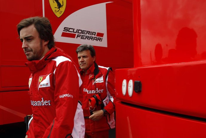 Fernando Alonso En El Circuito De Mugello