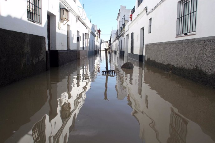 Inundaciones en Lora del Río